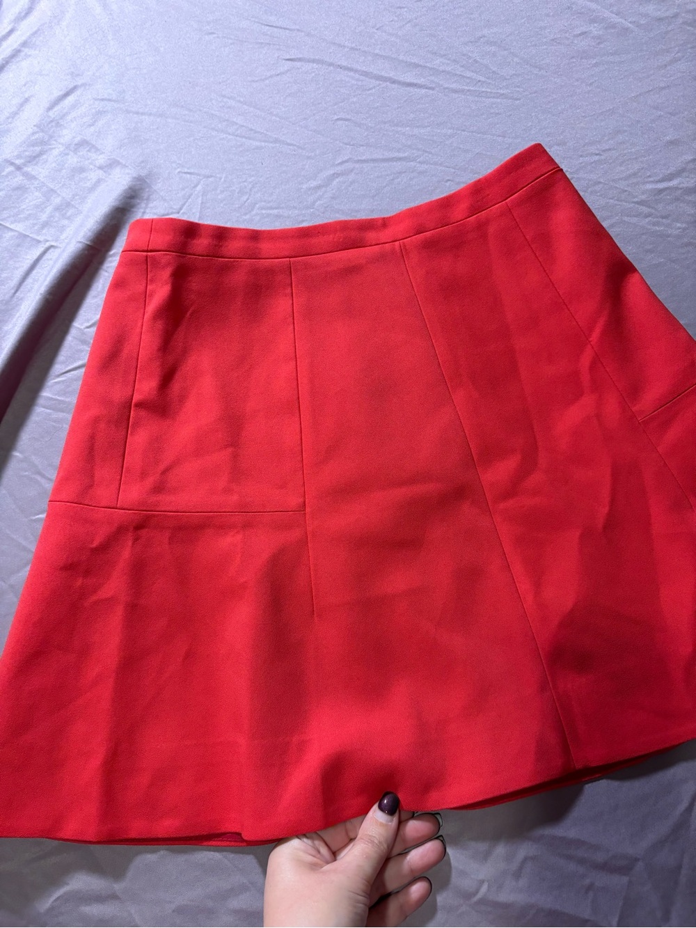 J. Crew Red A-Line Skort